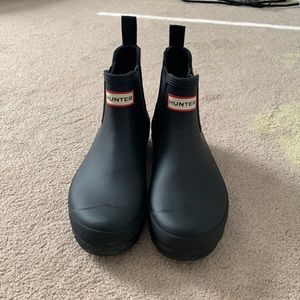 Matte Hunter rain boots